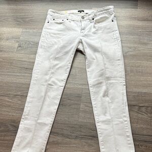 J. Crew Women's Cream Skinny Jeans